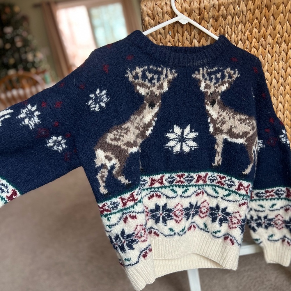 Vintage Christmas sweater - wool